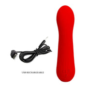 PRETTY LOVE - FAUN WIEDERAUFLADBARER VIBRATOR ROT - ENGEFREUNDE.COM