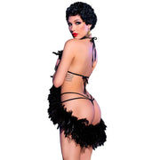 CHILIROSE - CR 4479 BODYSUIT MIT SCHRITTFREIEN BLAU S/M CHILIROSE BODIES