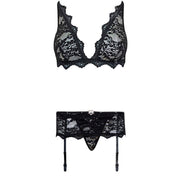 LIVCO CORSETTI FASHION - BELITA LC 90231 BH + HÖSCHE + STRUMPFGÜRTEL SCHWARZ S/M LIVCO CORSETTI SETS