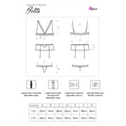 LIVCO CORSETTI FASHION - BELITA LC 90231 BH + HÖSCHE + STRUMPFGÜRTEL SCHWARZ S/M LIVCO CORSETTI SETS