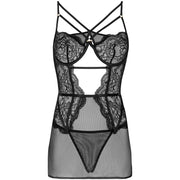 LIVCO CORSETTI FASHION - BARIRIN LC 90633 HEMD + HOSE SCHWARZ LIVCO CORSETTI SETS