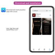 PRETTY LOVE - JAYLEEN VIBRATOR MIT APP-FERNBEDIENUNG LILA PRETTY LOVE LED