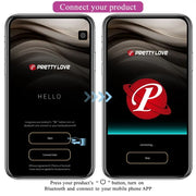 PRETTY LOVE - JAYLEEN VIBRATOR MIT APP-FERNBEDIENUNG LILA PRETTY LOVE LED