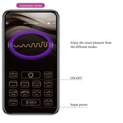 PRETTY LOVE - JAYLEEN VIBRATOR MIT APP-FERNBEDIENUNG LILA PRETTY LOVE LED