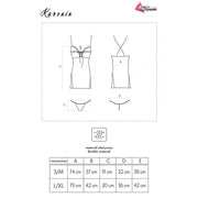 LIVCO CORSETTI FASHION - KARONIN LC 90628 HEMD + HOSE SCHWARZ LIVCO CORSETTI SETS