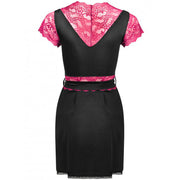 LIVCO CORSETTI FASHION - KUMIKO LC 90428 MORGENMANTEL + PANTY SCHWARZ S/M LIVCO CORSETTI SETS