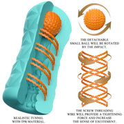 PRETTY LOVE - VICTORIA CASPAR MASTURBATOR AQUA GREEN - ENGEFREUNDE.COM