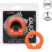 CALEXOTICS - ALPHA DUAL BALL RING ORANGE CALEXOTICS