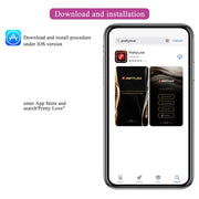 PRETTY LOVE - HECTOR ELECTROSHOCK VIBRATOR PER APP-STEUERUNG LILA PRETTY LOVE HIGH GRADE