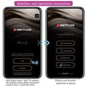 PRETTY LOVE - HECTOR ELECTROSHOCK VIBRATOR PER APP-STEUERUNG LILA PRETTY LOVE HIGH GRADE
