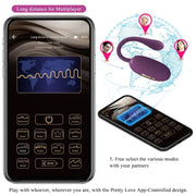 PRETTY LOVE - DOREEN PURPLE WIEDERAUFLADBARES VIBRATIONS-EI PRETTY LOVE SMART