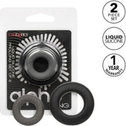 CALEXOTICS - ALPHA PROLONG SET MIT 2 RINGEN GRAU - ENGEFREUNDE.COM