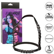 CALEXOTICS - EUPHORIA PLUS SIZE HALTER BUCKLE HARNESS SCHWARZ CALEXOTICS