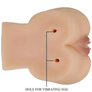 CRAZY BULL - REALISTISCHER VAGINA- UND ANUS-KYLIE-VIBRATOR CRAZY BULL