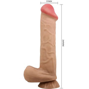 PRETTY LOVE - SLIDING SKIN SERIES REALISTISCHER DILDO MIT SLIDING SKIN SAUNAPF FLEISCH 26 CM PRETTY LOVE HIGH GRADE