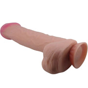 PRETTY LOVE - SLIDING SKIN SERIES REALISTISCHER DILDO MIT SLIDING SKIN SAUGNAPF BRAUN 26 CM PRETTY LOVE HIGH GRADE