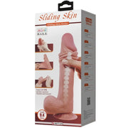 PRETTY LOVE - REALISTISCHER DILDO DER SLIDING SKIN-SERIE MIT SLIDING SKIN-SAUGNAPF BRAUN 24 CM PRETTY LOVE HIGH GRADE