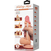PRETTY LOVE - SLIDING SKIN SERIES REALISTISCHER DILDO MIT SLIDING SKIN SAUGNAPF 19,4 CM PRETTY LOVE HIGH GRADE