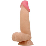 PRETTY LOVE - SLIDING SKIN SERIES REALISTISCHER DILDO MIT SLIDING SKIN SAUGNAPF 19,4 CM PRETTY LOVE HIGH GRADE