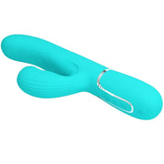 PRETTY LOVE - PERLITA MULTIFUNKTIONS-3-IN-1-G-PUNKT-VIBRATOR AQUA GRÜN PRETTY LOVE FLIRTATION