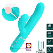 PRETTY LOVE - PERLITA MULTIFUNKTIONS-3-IN-1-G-PUNKT-VIBRATOR AQUA GRÜN PRETTY LOVE FLIRTATION