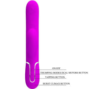 PRETTY LOVE - PERLITA MULTIFUNKTIONS-3-IN-1-G-SPOT-VIBRATOR VIOLETT PRETTY LOVE FLIRTATION