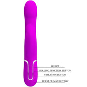 PRETTY LOVE - RABBIT VIBRATOR PERLEN VIOLET - ENGEFREUNDE.COM