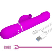 PRETTY LOVE - RABBIT VIBRATOR PERLEN VIOLET - ENGEFREUNDE.COM
