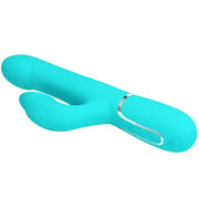 PRETTY LOVE - RABBIT VIBRATOR PEARLS AQUA GREEN PRETTY LOVE FLIRTATION