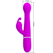 PRETTY LOVE - DEJON RABBIT VIBRATOR 3 IN 1 MULTIFUNKTIONSVIOLETT - ENGEFREUNDE.COM