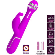 PRETTY LOVE - DEJON RABBIT VIBRATOR 3 IN 1 MULTIFUNKTIONSVIOLETT - ENGEFREUNDE.COM