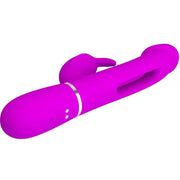 PRETTY LOVE - DEJON RABBIT VIBRATOR 3 IN 1 MULTIFUNKTIONS FUCSIA - ENGEFREUNDE.COM