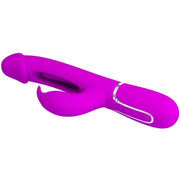 PRETTY LOVE - DEJON RABBIT VIBRATOR 3 IN 1 MULTIFUNKTIONS FUCSIA - ENGEFREUNDE.COM