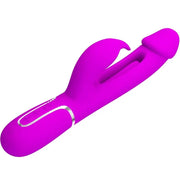 PRETTY LOVE - DEJON RABBIT VIBRATOR 3 IN 1 MULTIFUNKTIONS FUCSIA - ENGEFREUNDE.COM
