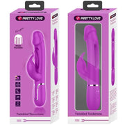 PRETTY LOVE - DEJON RABBIT VIBRATOR 3 IN 1 MULTIFUNKTIONS FUCSIA - ENGEFREUNDE.COM