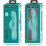 PRETTY LOVE - DEJON RABBIT VIBRATOR 3 IN 1 MULTIFUNKTIONS-AQUAGRÜN PRETTY LOVE FLIRTATION