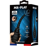 MR PLAY - LEISTUNGSSTARKER VIBRATOR MIT FERNBEDIENUNG, ANALSTECKER, SCHWARZ - ENGEFREUNDE.COM