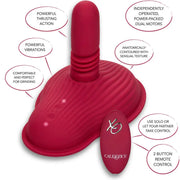 CALEXOTICS - RIDER MASSAGER DOPPELMOTOR FERNBEDIENUNG ROT CALEXOTICS