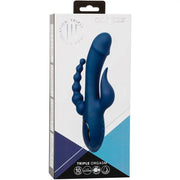 CALEXOTICS - VIBRATOR DREIFACH-ORGASMUS BLAU - ENGEFREUNDE.COM