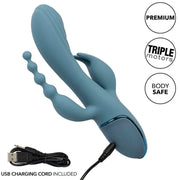 CALEXOTICS - VIBRATOR TRIPLE ECSTASY GRAU CALEXOTICS