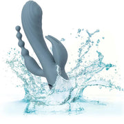 CALEXOTICS - VIBRATOR TRIPLE ECSTASY GRAU CALEXOTICS