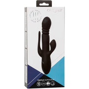 CALEXOTICS - VIBRATOR TRIPLE EUPHORIA SCHWARZ - ENGEFREUNDE.COM