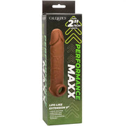 CALEXOTICS - PERFORMANCE MAXX LEBENSNAHE EXTENSION 8 BRAUNE HAUT - ENGEFREUNDE.COM