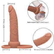 CALEXOTICS - PERFORMANCE MAXX WIEDERAUFLADBARER DUAL-PENETRATOR, BRAUN CALEXOTICS