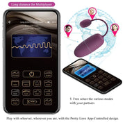 PRETTY LOVE - NYMPH VIBRIERENDES EI APP-GESTEUERT LILA PRETTY LOVE BOTTOM