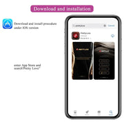 PRETTY LOVE - NYMPH VIBRIERENDES EI APP-GESTEUERT LILA PRETTY LOVE BOTTOM