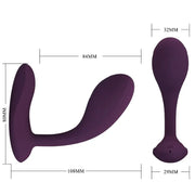 PRETTY LOVE - BAIRD G-SPOT 12 VIBRATIONEN WIEDERAUFLADBAR LILA APP PRETTY LOVE FLIRTATION