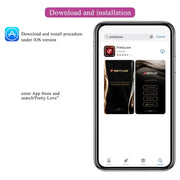 PRETTY LOVE - FISHERMAN APP-GESTEUERTES VIBRIERENDES EI LILA PRETTY LOVE SMART