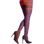 CHILIROSE - CR 4706 CABARET STRUMPFHOSE ORANGE S/M CHILIROSE ACCESORIES