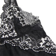 SUBBLIME - BABYDOLL STOFF TÜLL BRUST SPITZE L/XL SUBBLIME BABYDOLLS